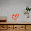Heart LED Desktop Neon Sign - Planet Neon Made in London Neon Signs