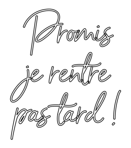 Custom Neon Sign Online Editor Promis je rentr... - Planet Neon