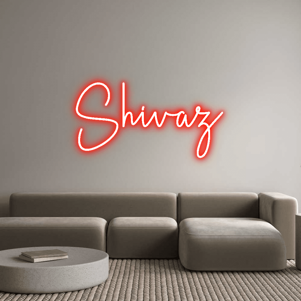 Custom Neon Sign Online Editor Shivaz - Planet Neon