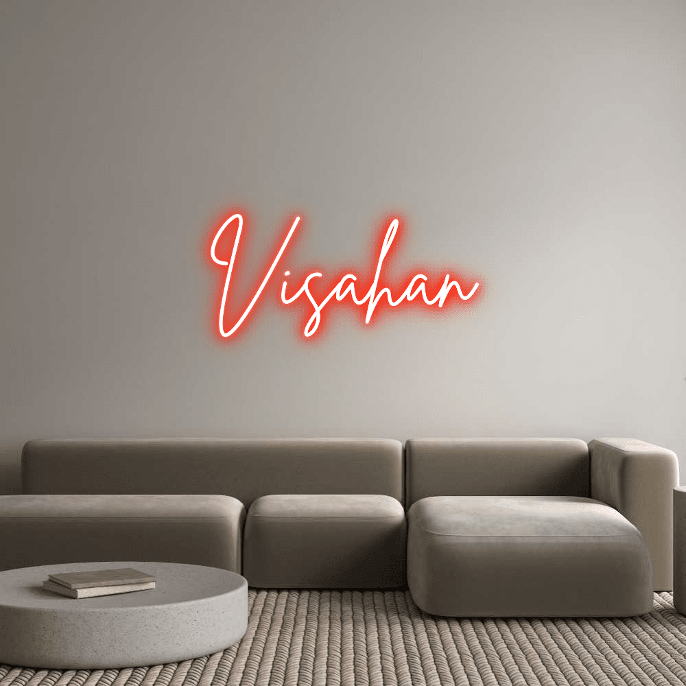 Custom Neon Sign Online Editor Visahan - Planet Neon
