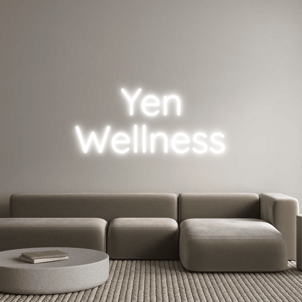 Custom Neon Sign Online Editor Yen Wellness - Planet Neon