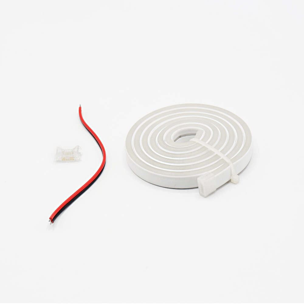 I LumoS 6x12mm PURE WHITE Flexible IP65 Dimmable LED Neon Strip Light 12V 9W/m - Planet Neon