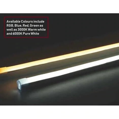 I LumoS 8 X 16mm PURE WHITE Flexible IP65 Waterproof Dimmable Neon LED Strip Light 220 – 240V 9W/m - Planet Neon