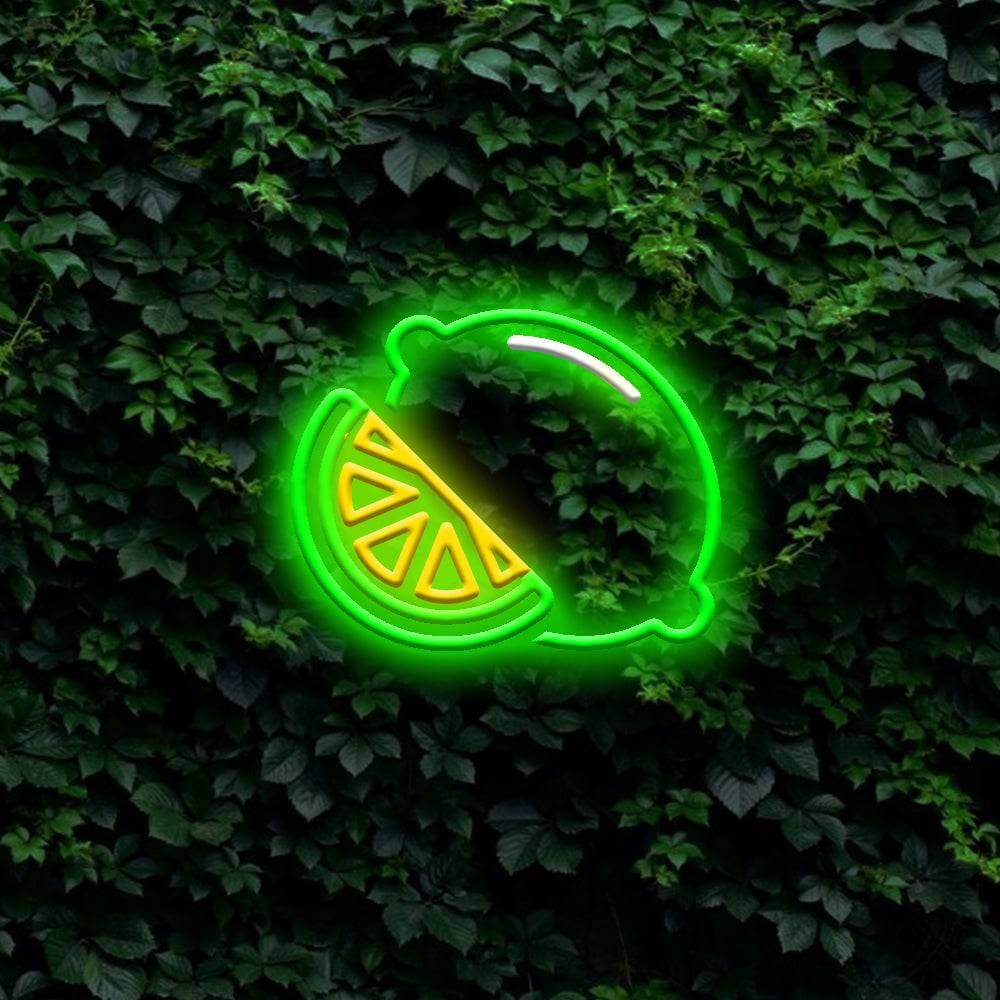 Lime LED-valokyltti - Valmistettu Lontoossa Ruokaravintolat Valokyltit - Planet Neon