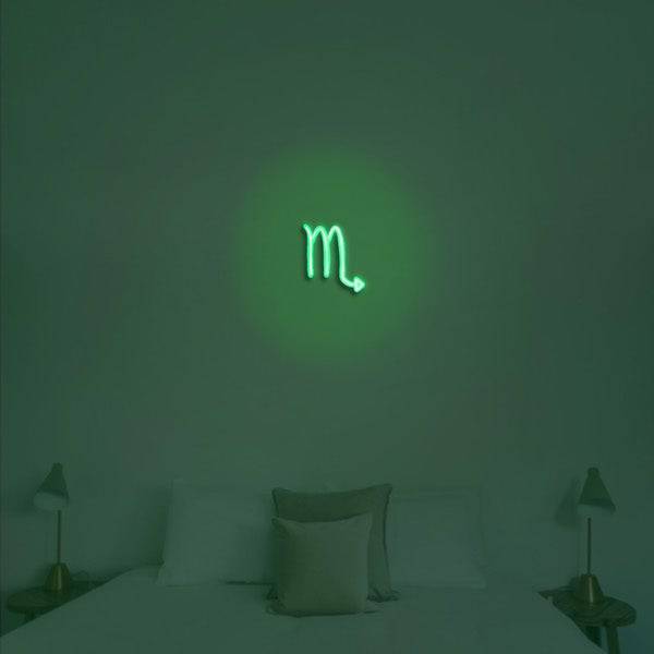 Scorpio LED Neon Sign - Planet Neon