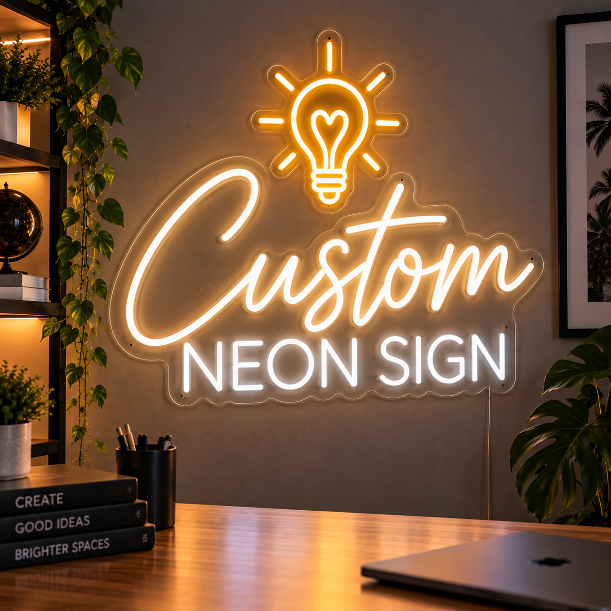 Custom Logo Neon Sign - AI Designer