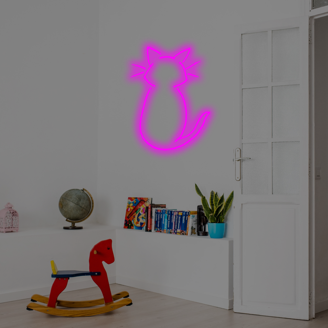 Cat LED Neon Sign - Planet Neon lavet i London Neon Signs