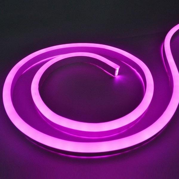 8x16mm lilla dobbel led neon stripelys