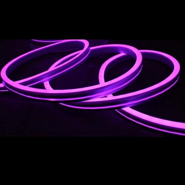 8x16mm lilla dimbar dobbeltsidig LED Neon stripe 12V