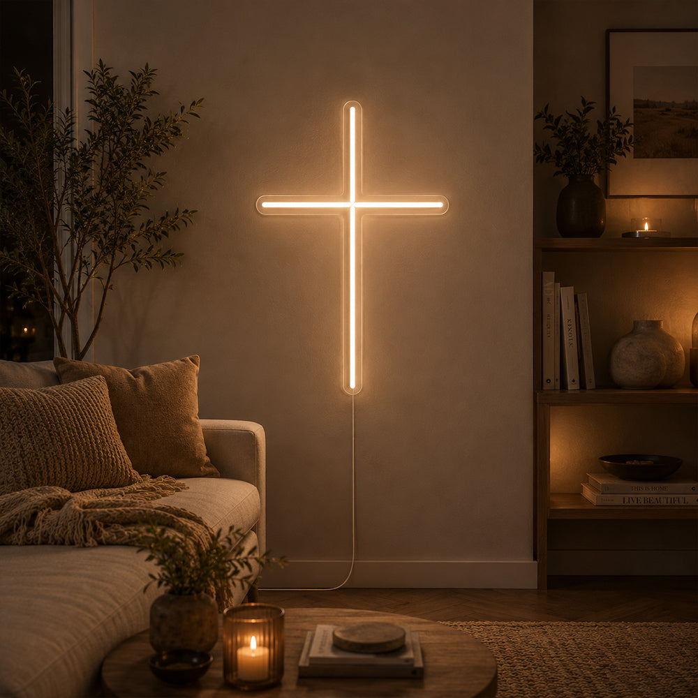 Christian Cross Led Neon Sign - Planet Neon Made in London Neon -merkit