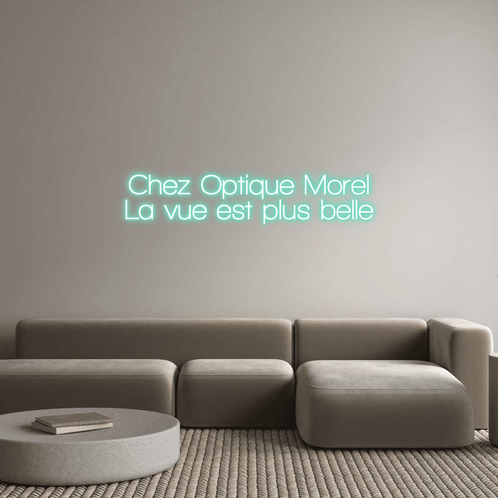 Custom Neon Sign Online Editor Chez Optique Mo... - Planet Neon
