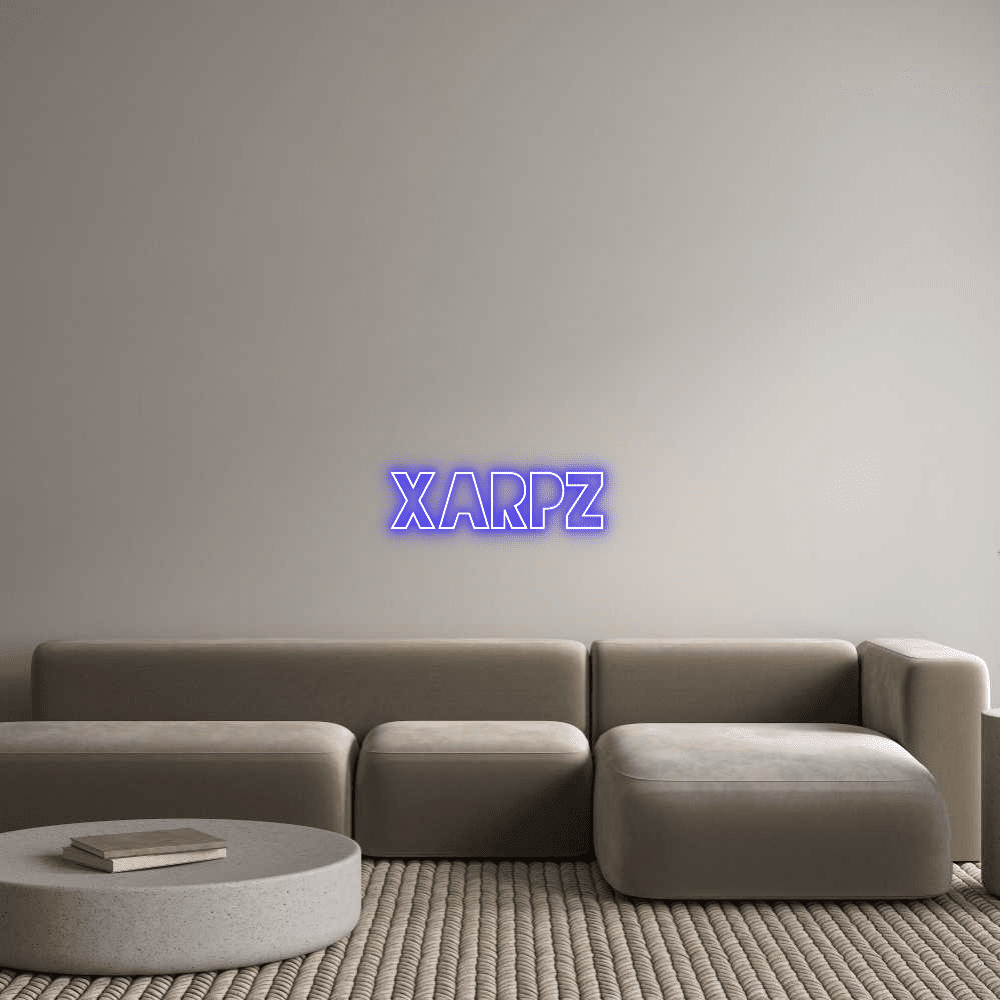 Custom Neon Sign Online Editor Xarpz - Planet Neon