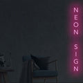 Brugerdefineret lodret neonskilt - Online editor - lavet i London - Neon LED -lys