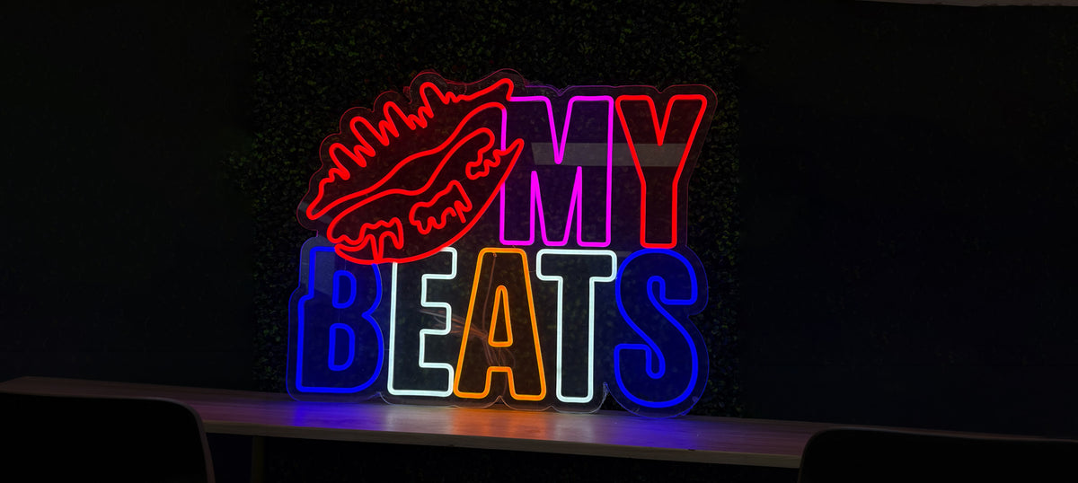 Insegna al neon di dichiarazione