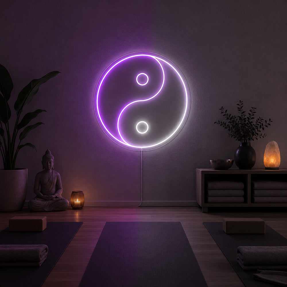 Ying Yang førte neonskilt - Planet Neon lavet i London Neon Signs