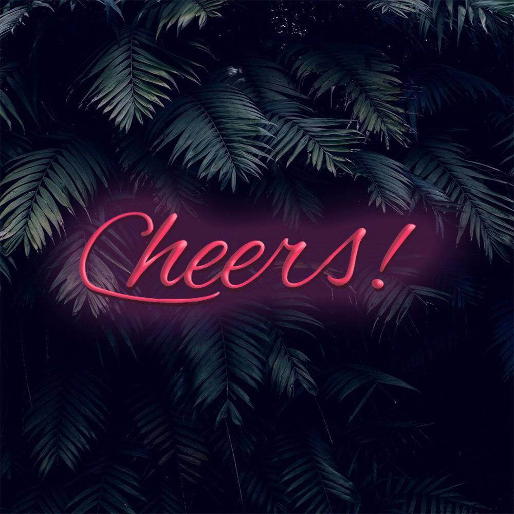 Cheers LED Neon Sign - Made in London Party Neon Signs - Planet Neon