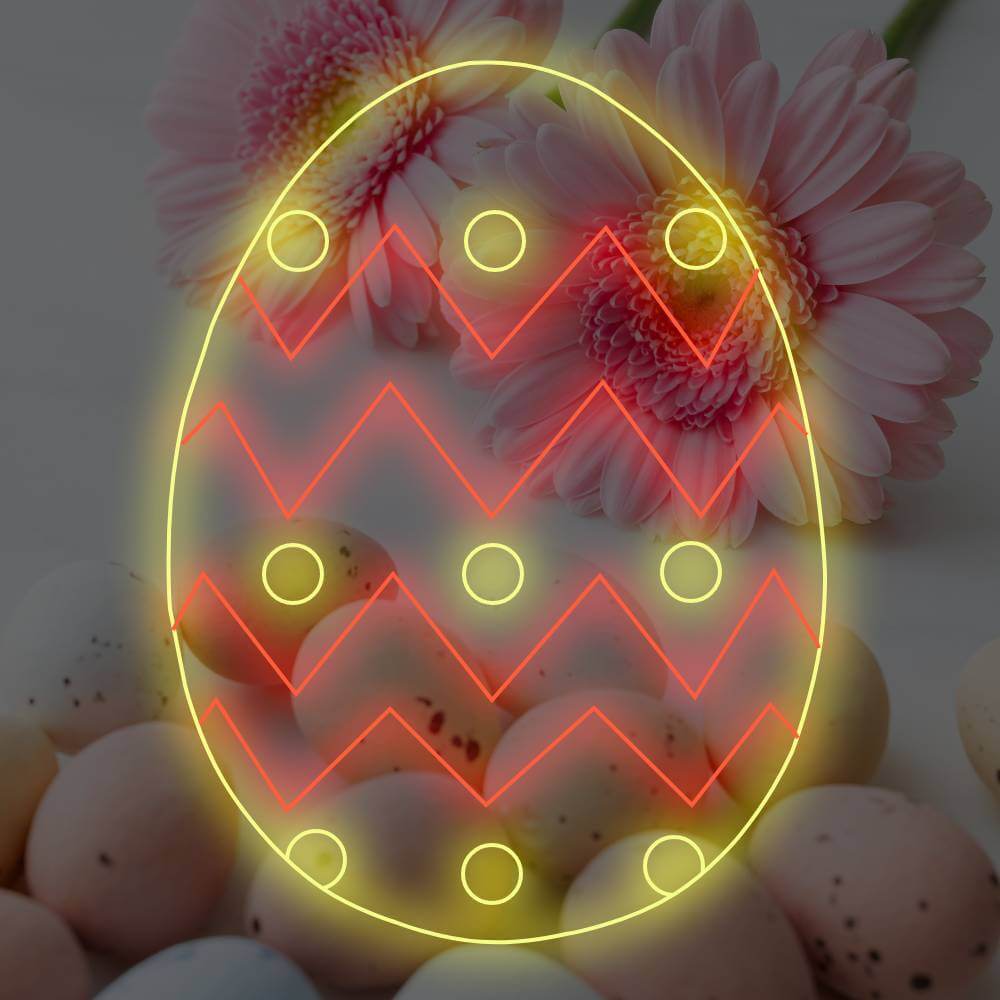 Easter Egg LED neon sign 