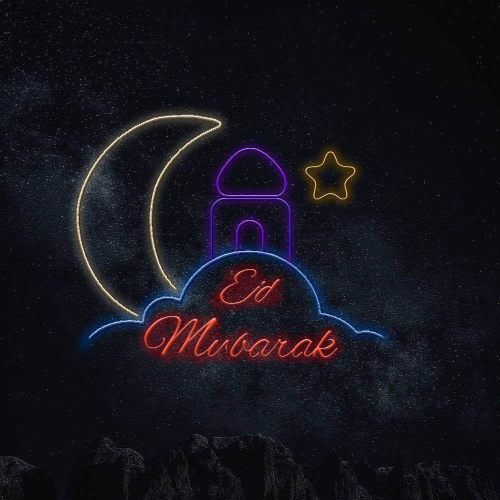 Eid Mubarak LED Neon Sign - Planet Neon Made in London Neon Signs - Planet Neon