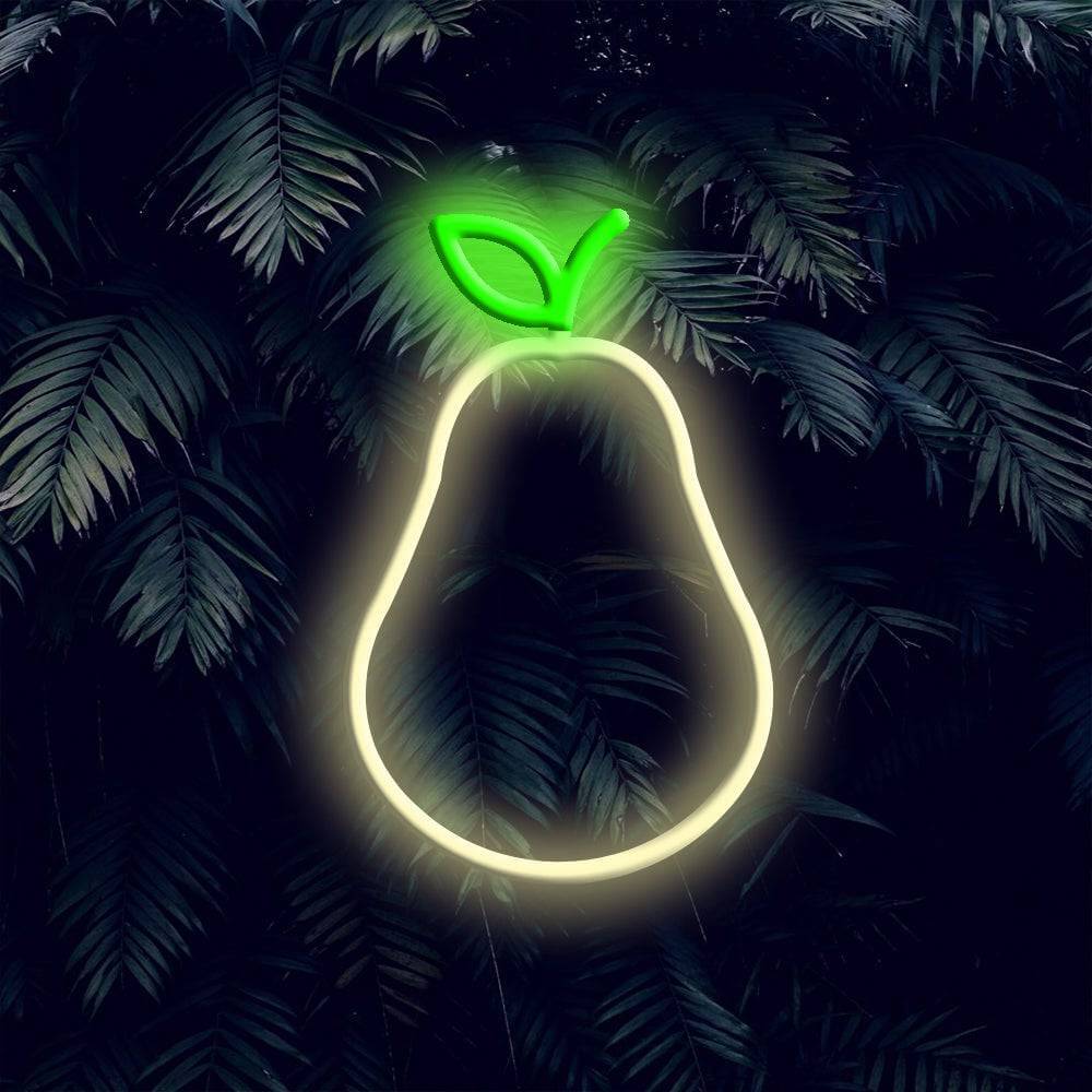 Pear LED Neon Sign - Made in London Food Restauranter Neon Signs - Planet Neon