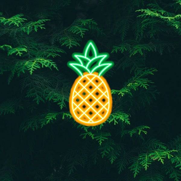 Pineapple LED Neon Sign - Made in London Food Restaurants Neon Signs - Planet Neon