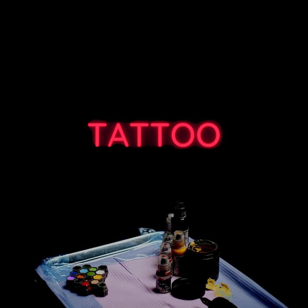 Tattoo LED Neon Sign - Made in London Studio Neon Signs - Planet Neon